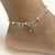 925 Sterling Silver Dragonfly Anklet Butterfly Anklet Irish Celtic Jewelry for Women Ladies Nature Lover