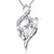 925 Sterling Silver Always My Daughter&Sister Forever My Friend Double Love Heart Pendant Necklace, Gifts for Sister Women Couples Wife Mom Girlfriend