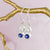 Birthstone Earrings for Mom, Sterling Silver Family Jewelry, Dangle Earrings, Family Birthstone Jewelry, Custom Earrings, Gift For Mom