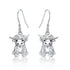 Highland Cow Dangle Earrings 925 Sterling Sliver Cow Drop Earrings Highland Cow Jewelry Gifts for Women Girls