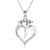 925 Sterling Silver Heart Initial Letter Necklace Class of 2023 Gifts High School Senior College Graduation Gifts
