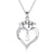 925 Sterling Silver Heart Initial Letter Necklace Class of 2023 Gifts High School Senior College Graduation Gifts