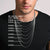 Cross Necklace for Men Mens Necklace Small Silver Cross Pendant Gift for Men Brother