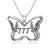925 Sterling Silver Angel Number Butterfly Pendant Necklace for Women 1111 444 777 Necklace Numerology Jewelry Gift for Women Girls Mother