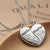 2 Pcs/Set Mother & Daughter Love Heart Pendant Silver Chain Necklace Jewelry Best Gift for Women gift for mother Romanticwork Jewelry Silver 