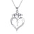 925 Sterling Silver Heart Initial Letter Necklace Class of 2023 Gifts High School Senior College Graduation Gifts