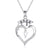 925 Sterling Silver Heart Initial Letter Necklace Class of 2023 Gifts High School Senior College Graduation Gifts