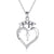 925 Sterling Silver Heart Initial Letter Necklace Class of 2023 Gifts High School Senior College Graduation Gifts