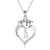 925 Sterling Silver Heart Initial Letter Necklace Class of 2023 Gifts High School Senior College Graduation Gifts