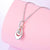 925 Sterling Silver Ash Necklace Memorial Teardrop CZ Keepsake Pendant Infinity Urn Necklace for Ashes for Women Cremation Jewelry romanticwork 