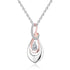 925 Sterling Silver Ash Necklace Memorial Teardrop CZ Keepsake Pendant Infinity Urn Necklace for Ashes for Women Cremation Jewelry