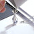 925 Sterling Silver Cremation Jewelry Memorial CZ Teardrop Ashes Keepsake Urns Pendant Necklace for urn Necklaces Ashes Jewelry Gifts stock romanticwork 