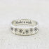 925 Sterling Silver Dandelion Ring Dandelion Seeds Ring Make A Wish Personalized Engraving Ring