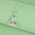 925 sterling silver Gifts Sterling Silver Sloth Necklace Heart Animal Pendant for Women Jewelry Animal necklace Romanticwork Jewelry 