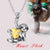 925 sterling silver Gifts Sterling Silver Sloth Necklace Heart Animal Pendant for Women Jewelry Animal necklace Romanticwork Jewelry 