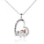 925 sterling silver Gifts Sterling Silver Sloth Necklace Heart Animal Pendant for Women Jewelry Animal necklace Romanticwork Jewelry Mother and Baby Sloth 