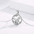 925 Sterling Silver Horse Necklace Cubic Zirconia Animal Love Heart Pendant Necklace Gifts for Women with Gifts Box Animal necklace enjoy life creative 