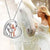 925 Sterling Silver Horse with Girl Heart Pendant Necklace for Girls, Teens, Women, Daughter, Girlfriend Sterling Silver Necklace enjoy life creative 