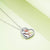 925 Sterling Silver Horse with Girl Heart Pendant Necklace for Girls, Teens, Women, Daughter, Girlfriend Sterling Silver Necklace enjoy life creative 