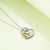 925 Sterling Silver Horse with Girl Heart Pendant Necklace for Girls, Teens, Women, Daughter, Girlfriend Sterling Silver Necklace enjoy life creative 