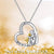 925 Sterling Silver Horse with Girl Pendent Necklace for Girls, Girlfriend，Teens, Women, Daughter Animal necklace enjoy life creative 