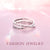 925 Sterling Silver Inspirational Ring I am Enough Rings/God Grant Me The Serenity for Women Girls stock romanticwork 