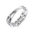 925 Sterling Silver Inspirational Ring I am Enough Rings/God Grant Me The Serenity for Women Girls