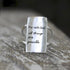 925 Sterling Silver Inspirational Rings Religious Sentence Rings