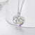 925 Sterling Silver Lucky Horse & Girl in Heart Pendant Necklace, Gift for Christmas, Birthday to Girl, Women Sterling Silver Necklace MEDWISE 