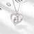 925 Sterling Silver Mother and Child Love Heart Pendant Necklace Jewelry Gifts for Grandmother Mom Daughter Wife Love necklace BLOVIN 