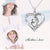925 Sterling Silver Mother and Child Love Heart Pendant Necklace Jewelry Gifts for Grandmother Mom Daughter Wife Love necklace BLOVIN 