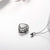 925 Sterling Silver Pawprint Heart Urn Necklaces Cremation Jewelry for Ashes Pet Ashes Necklace stock romanticwork 