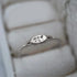 925 Sterling Silver Personalized Birth Flower Ring