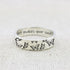925 Sterling Silver Personalized Butterfly Ring Do What Makes Your Soul Shine
