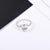 925 Sterling Silver Personalized Heart Urn Ring Name Ring for Ashes Cremation Jewelry stock romanticwork 