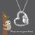 925 Sterling Silver Sloth Heart “Keep me in your heart” Pendant Necklace for Women, Daughter, Mom Animal necklace JUSTKIDSTOY 