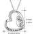 925 Sterling Silver Sloth Heart “Keep me in your heart” Pendant Necklace for Women, Daughter, Mom Sterling Silver Necklace JUSTKIDSTOY 