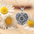 925 Sterling Silver Sunflower Locket Necklace, Photo Picture Locket Necklace, Heart-shaped Locket Necklace for Women stock enjoy life creative 