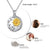 925 Sterling Silver Sunflower Urn Necklace for Ashes Cremation Jewelry for Ashes of Loved Ones Keepsake Urn Necklace romanticwork 