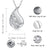 925 Sterling Silver Tree of Life Teardrop Urn Necklace for Ashes Family Tree Keepsake Cremation Pendant Memorial Jewelry for Women Urn Necklace romanticwork 