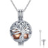 925 Sterling Silver Tree of Life Urn Necklace for Ashes Memorial Keepsake Family Cremation Jewelry Gifts for Women
