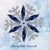 925 Sterling Silver White/Blue CZ Snowflake Leverback Earrings Drop & Dangle Earrings stock Visit the JO WISDOM Store 