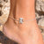 Sterling Silver Highland Cow Anklet Animal Anklet, Gift for Her