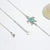 Blue Sea Turtle Bracelet/Anklet Sterling Silver Bracelets Jewelry for Women Gifts stock OneSight 