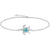Blue Sea Turtle Bracelet/Anklet Sterling Silver Bracelets Jewelry for Women Gifts stock OneSight 