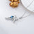 Butterfly Cross Urn Necklaces for Ashes 925 Sterling Silver Blue/Purple Crystal Butterfly Cross Necklace for Women stock romanticwork 