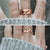 Couple Rings 925 Silver Promise Ring Set His and Hers Matching Ring Couple Ring Promise Rings For Couples Girlfriend Boyfriend Silver Wedding Bands Set BFL stock Romanticwork Jewelry Mountains Are Calling And I Must Go rose gold 