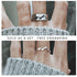 Couple Rings 925 Silver Promise Ring Set His and Hers Matching Ring Couple Ring Promise Rings For Couples  Girlfriend Boyfriend Silver Wedding Bands Set BFL