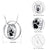 Cremation Jewelry 925 Sterling Silver Sunflower Rose Paw Urn Necklace for Ashes Memorial Keepsake Gifts for Women stock Romanticwork Jewelry 