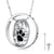 Cremation Jewelry 925 Sterling Silver Sunflower Rose Paw Urn Necklace for Ashes Memorial Keepsake Gifts for Women stock Romanticwork Jewelry Dog Paw 
